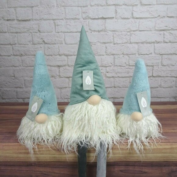 3-Set Gnome Home Decor Lights-Up Christmas Holidays Fleece Felt Fabric New - Picture 3 of 12